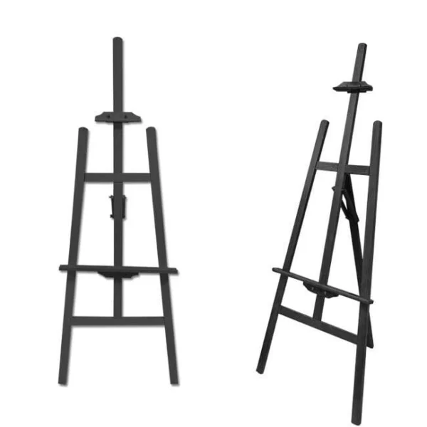 Black Wood Easel Stand