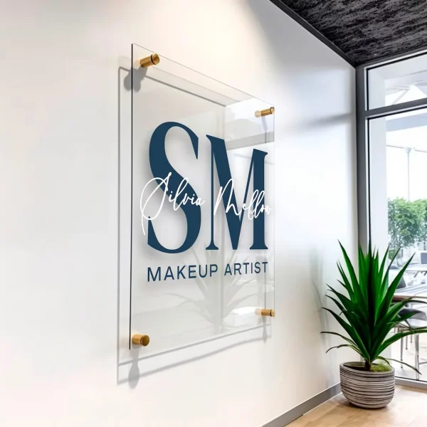 Clear Acrylic Sign