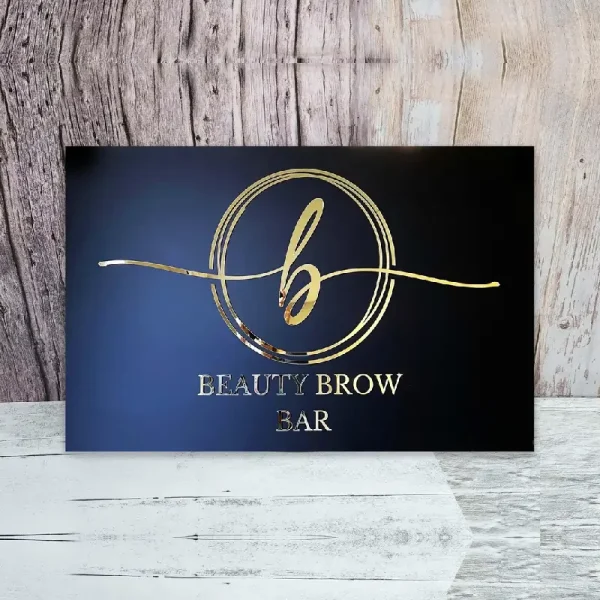 Acrylic Sign Black Base