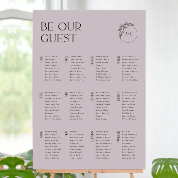 Marion Seating Chart