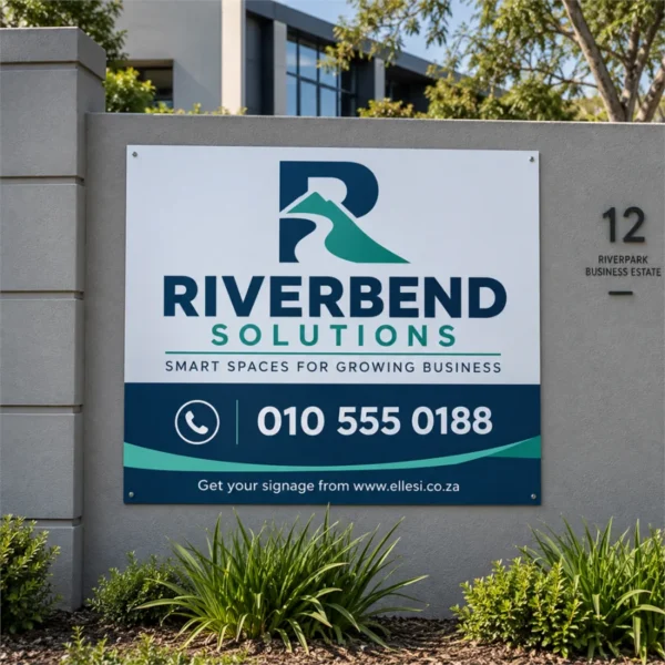 Chromadeck Advertising Sign Board installed in a realistic use-case setting