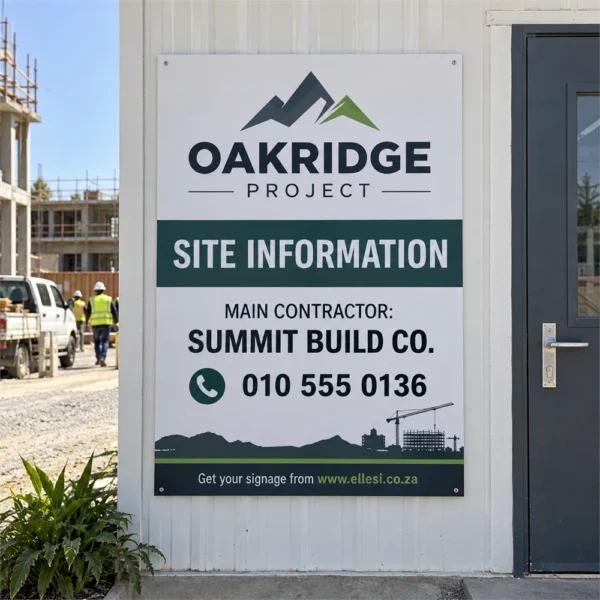 Chromadeck Site Board installed in a realistic use-case setting