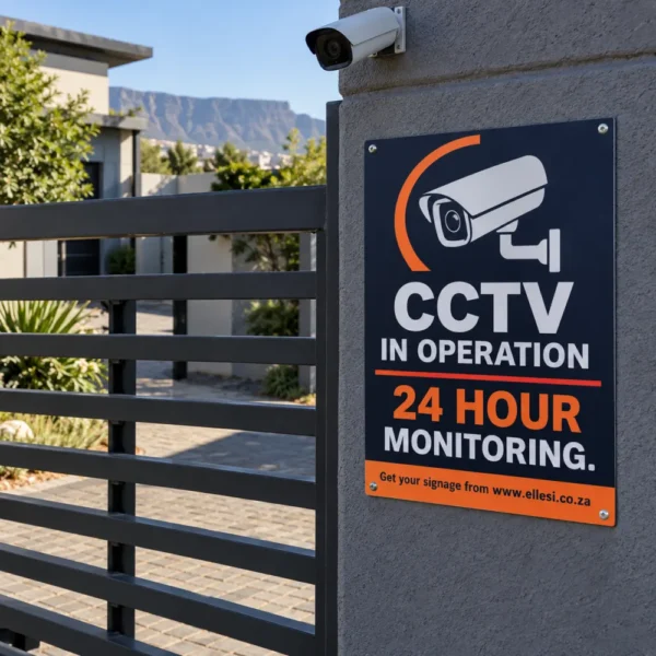 Chromadeck CCTV in Operation Sign installed in a realistic entrances, gates, reception areas and perimeter walls setting